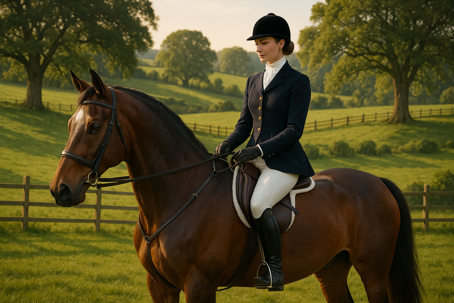 Elegant English Tack Rider