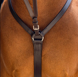 Fairhaven Padded Breastplate with Running Attachment Bobby's English Tack