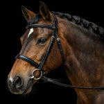 Silver Spur: Fancy Stitched Padded Monocrown Snaffle Bridle Bobby's English Tack