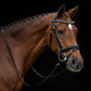 Signature Series: Square Raised Padded Monocrown Dressage Bridle with Flash