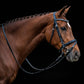 Signature Series: Square Raised Padded Monocrown Dressage Bridle with Flash