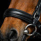 Signature Series: Padded Crown Dressage Bridle with Flash