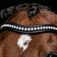Signature Series: Padded Monocrown Dressage Bridle with Curved Padded Bling Browband