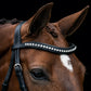 Signature Series: Padded Monocrown Dressage Bridle with Curved Padded Bling Browband
