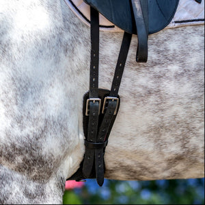 Fairhaven Double End Elastic Shaped Dressage Girth