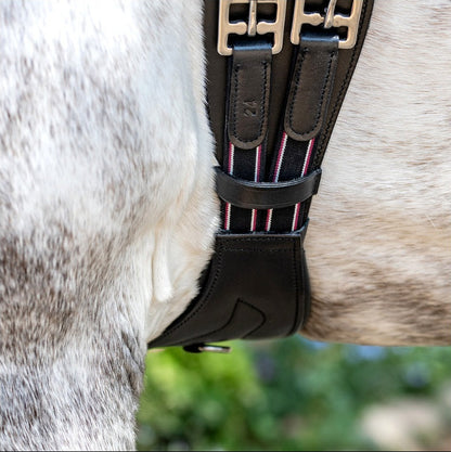 Fairhaven Double End Elastic Shaped Dressage Girth