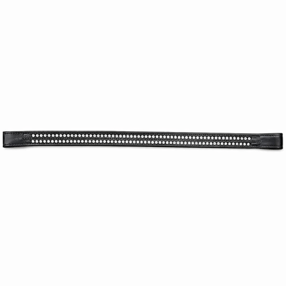 Silver Spur Dual Row Crystal Browband