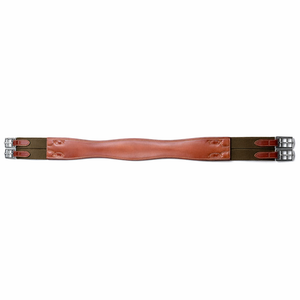 Signature Series Single Side Elastic Leather Girth