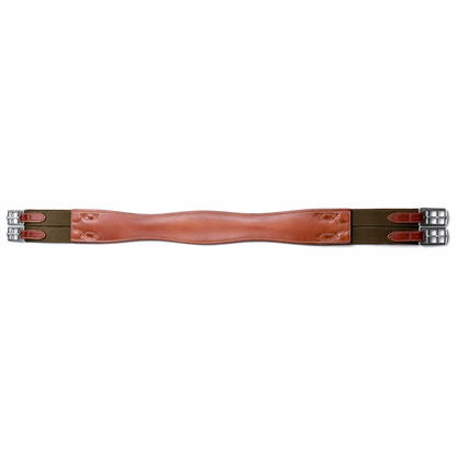 Signature Series Single Side Elastic Leather Girth