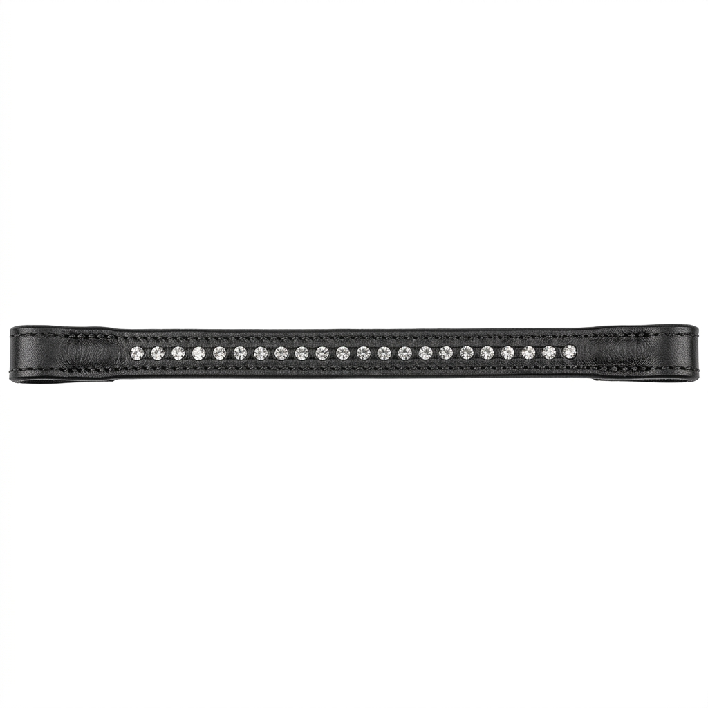 Silver Spur Crystal Detailed Browband