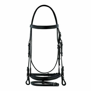 Fairhaven Plain Raised Bridle with Flash