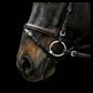 Silver Spur: Padded Raised Snaffle Bridle with Flash