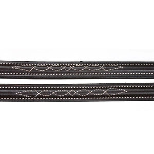 Signature Series Round Raised Padded Monocrown Snaffle Bridle