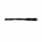 Signature Series Fancy Stitched Single Side Elastic Leather Girth