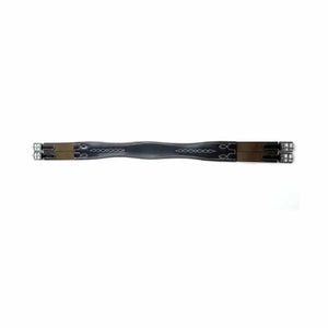 Signature Series Fancy Stitched Single Side Elastic Leather Girth