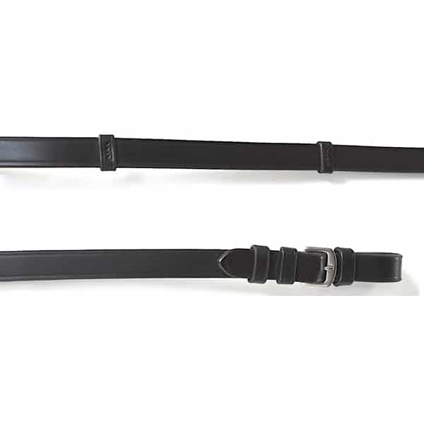 Signature Series Smooth Leather Dressage Reins with Stops