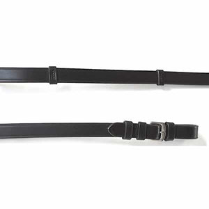 Signature Series Smooth Leather Dressage Reins with Stops
