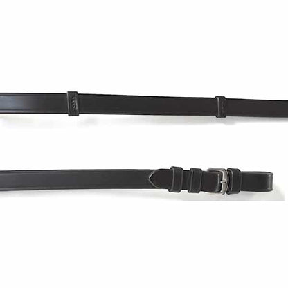 Signature Series Smooth Leather Dressage Reins with Stops