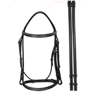 Signature Series Square Raised Snaffle Bridle