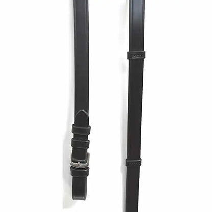 Silver Spur Flat Leather Dressage Reins with Stops