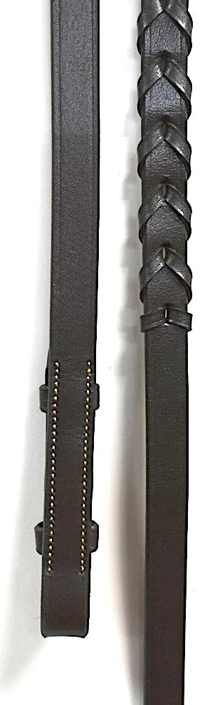 Silver Spur Flat Leather Laced Reins