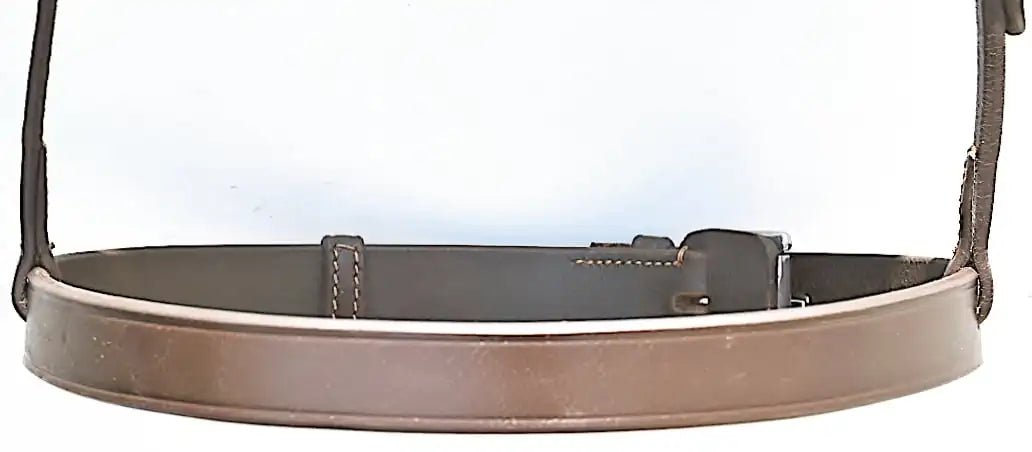 Silver Spur Flat Leather Noseband