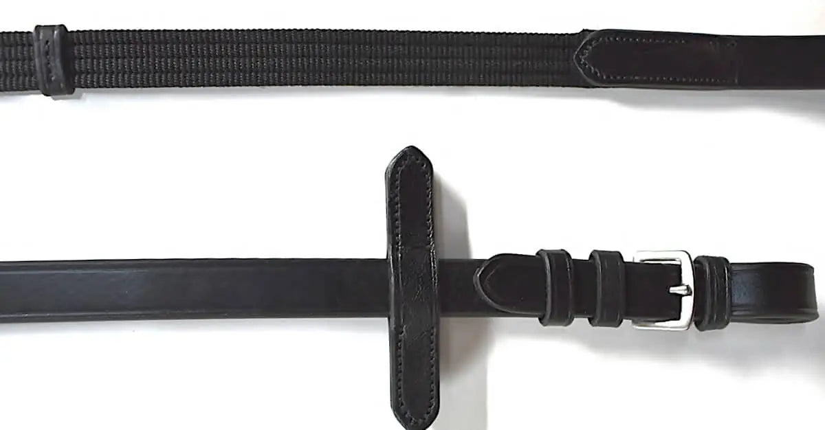 Silver Spur Flat Web Reins