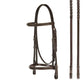 Silver Spur Hand Braided Snaffle Bridle