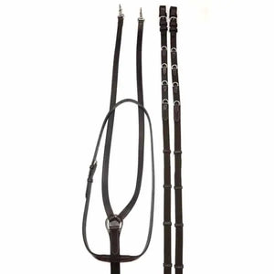 Silver Spur Leather German Martingale