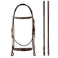 Silver Spur Plain Raised Snaffle Bridle