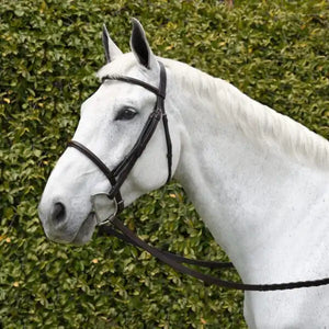 Silver Spur Raised Snaffle Bridle