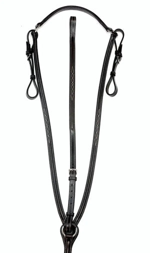 Signature Series Round Raised Fancy Stitched Breastplate Bobby's English Tack