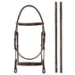 Silver Spur Fancy Stitched Padded Monocrown Snaffle Bridle