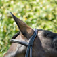 Silver Spur Fancy Stitched Padded Monocrown Snaffle Bridle